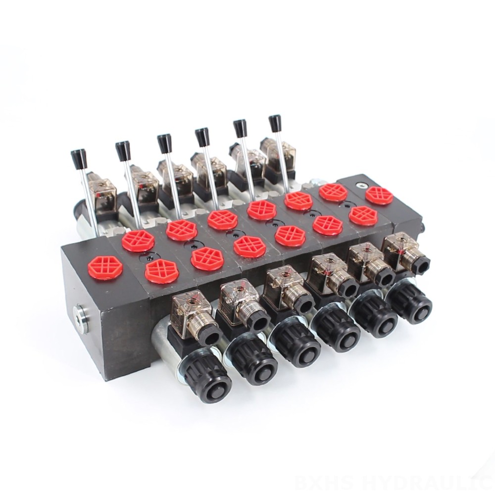 DCV58 电磁 6路 分块式方向阀 image