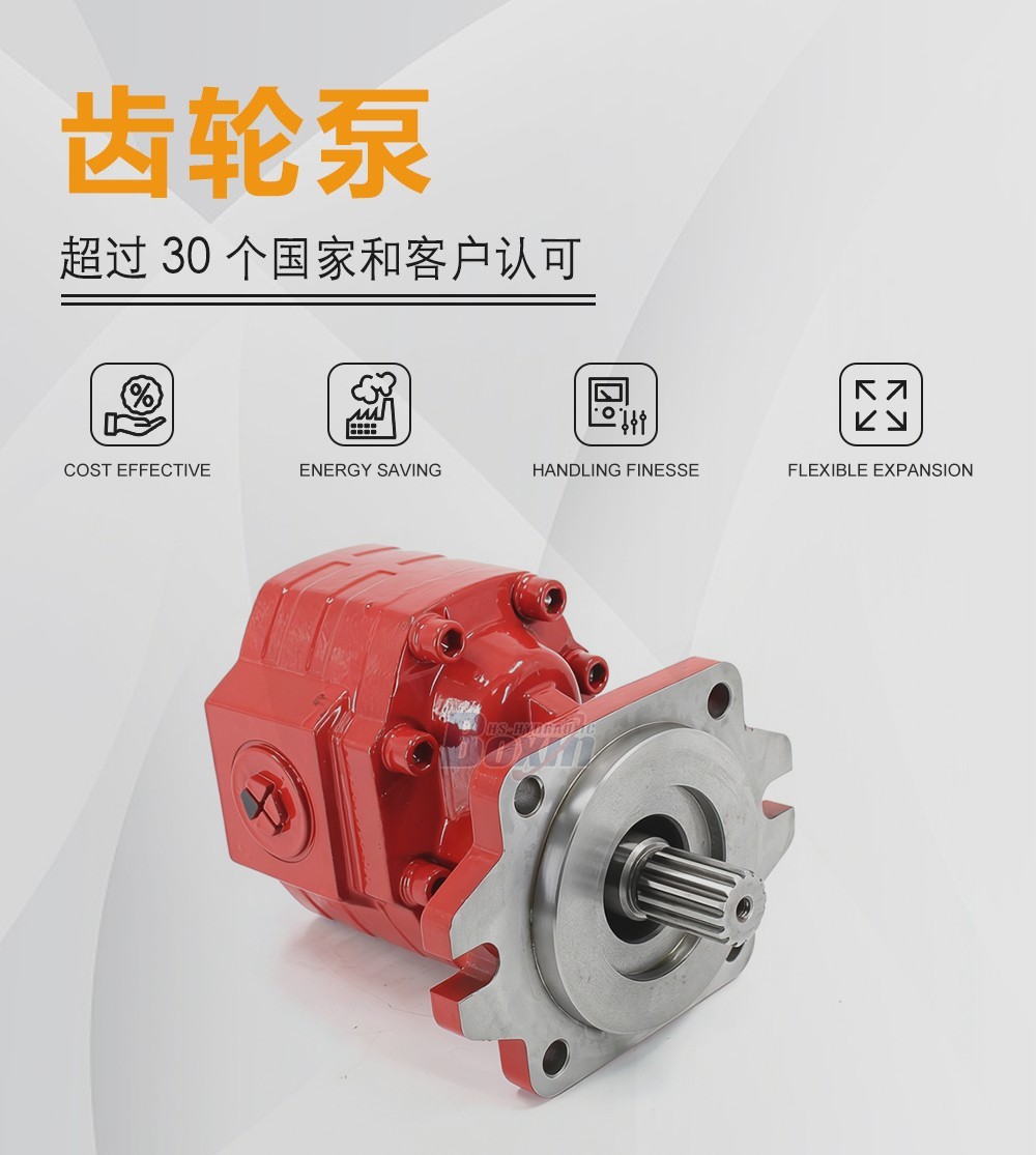 CBHS3100 100 毫升/转 20 MPa (2900 psi) 液压齿轮泵