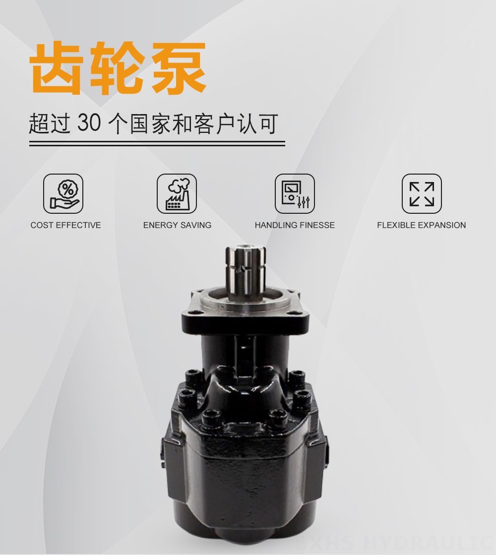 CBHST1-ISO-80 80 cc/rev 液压齿轮泵
