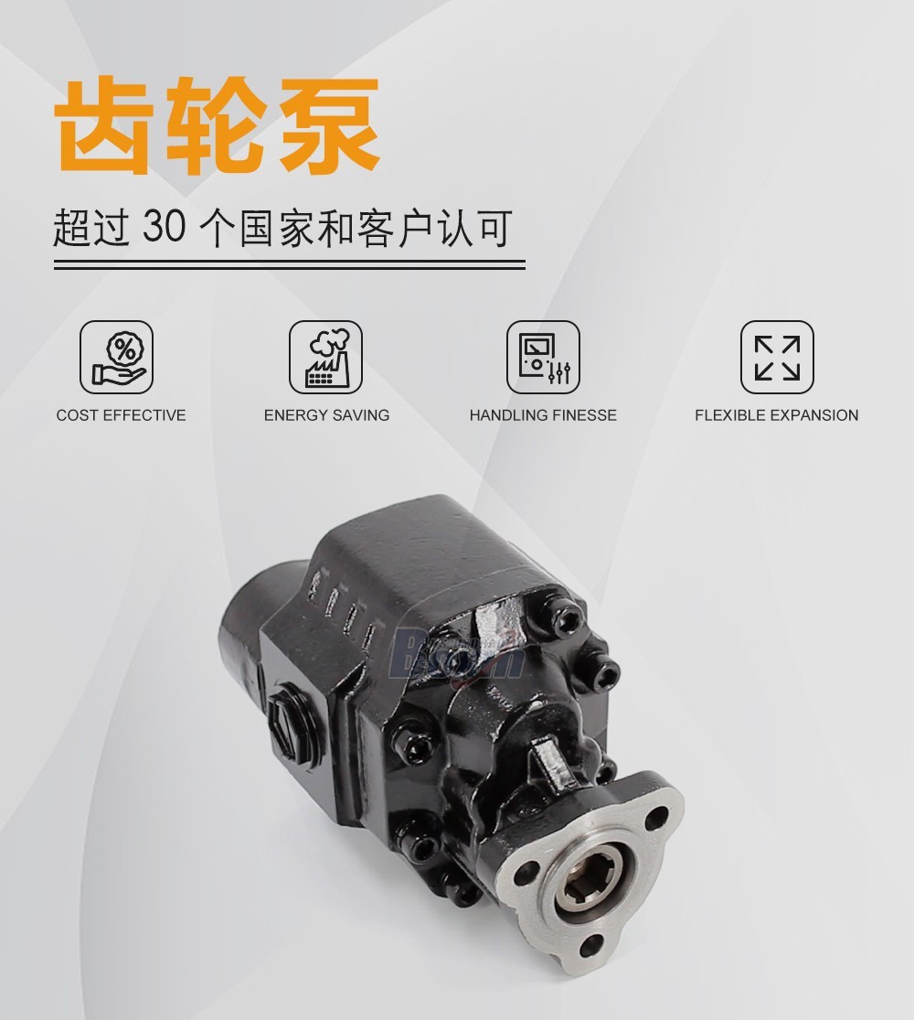 CBHW-UNI-80 80 毫升/转 25 MPa (3625 psi) 液压齿轮泵