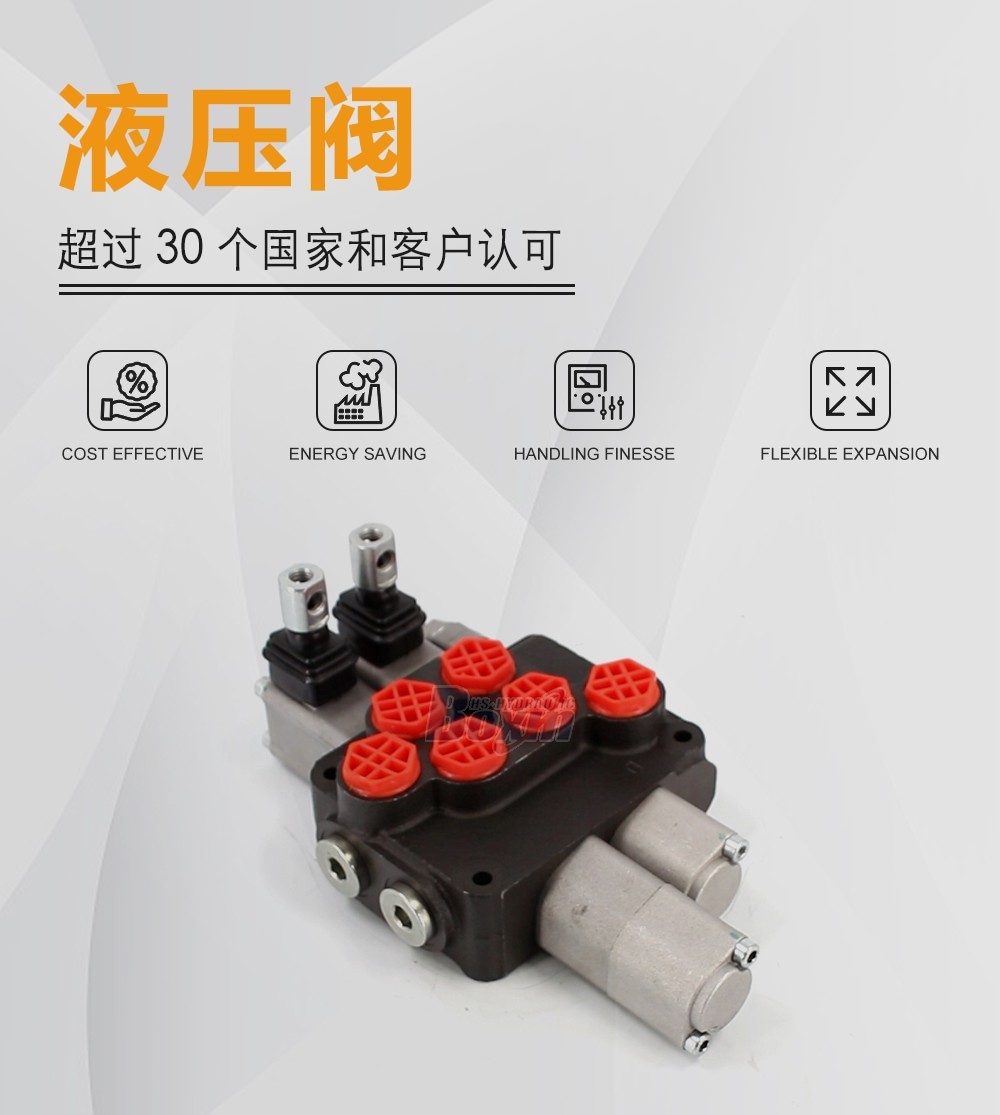 DCV20 手控 2 联 单块式方向阀