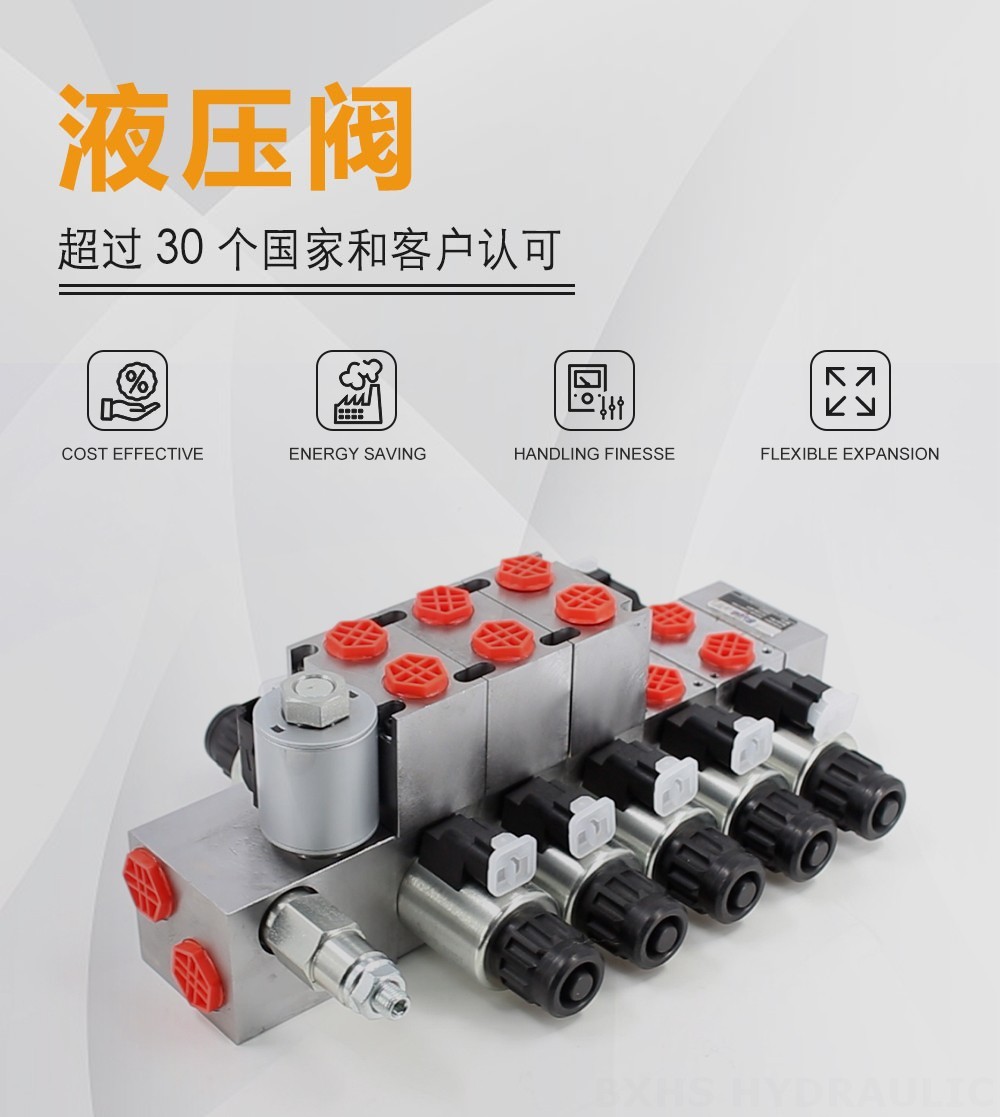 DCV56 电比例 5路 分块式方向阀