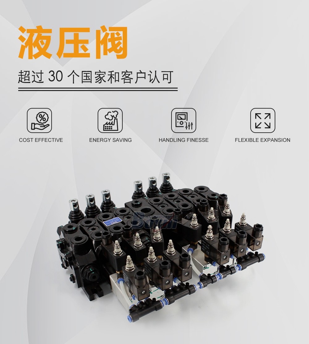 DCV60 电气控 6 联 分块式方向阀