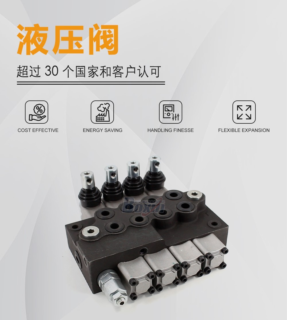 HS45 手控 4 联 单块式方向阀