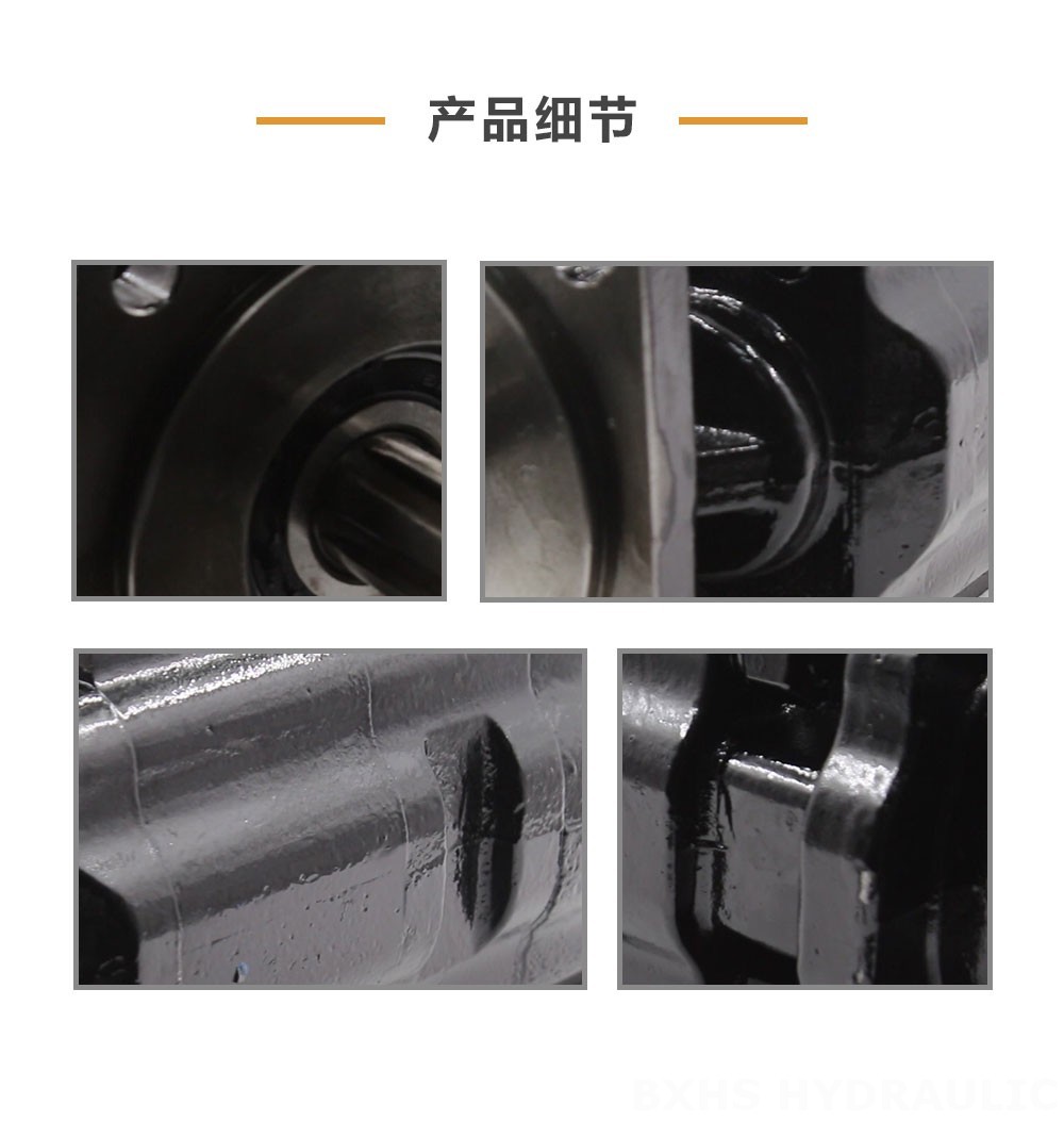 JHP2080-2080-1016 80 cc/rev 液压齿轮泵