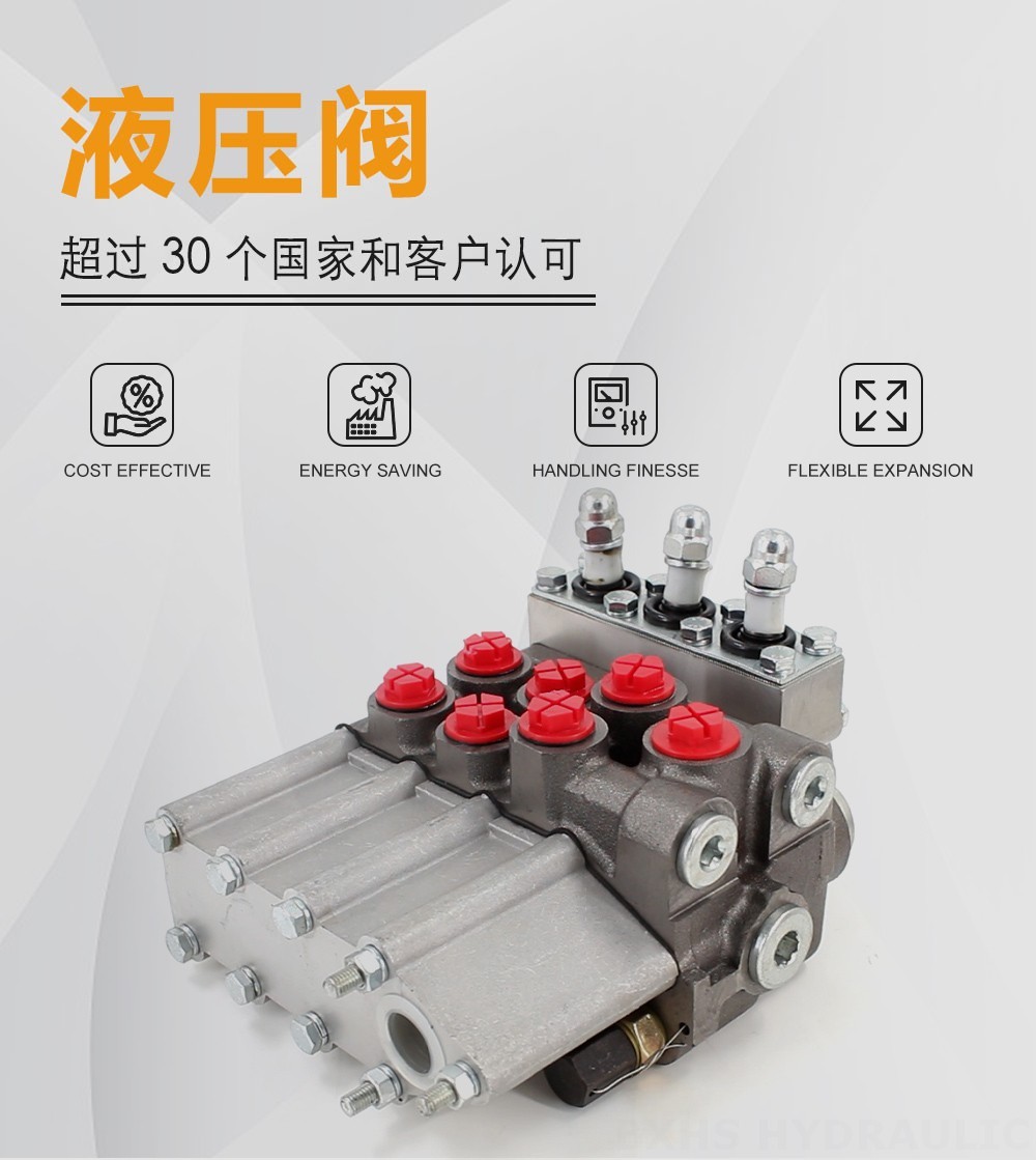 MP80 手控 3路 液压分配器