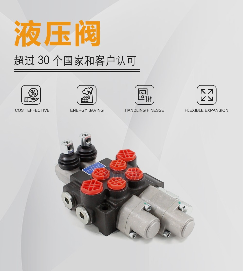 P40-QTW1-QW1 手控 2 联 单块式方向阀