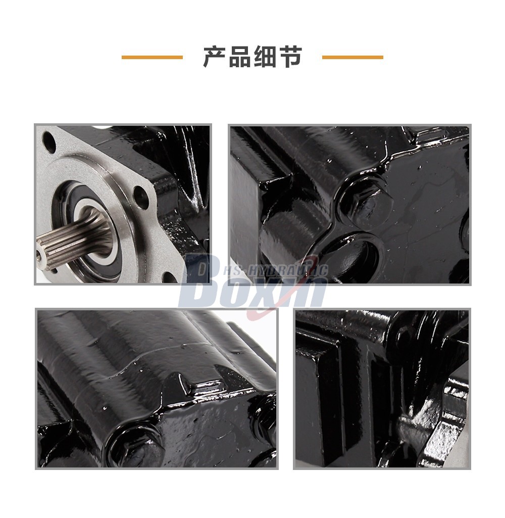 P51A646TEYR25-25 104.5 毫升/转 16 MPa (2320 psi) 液压齿轮泵