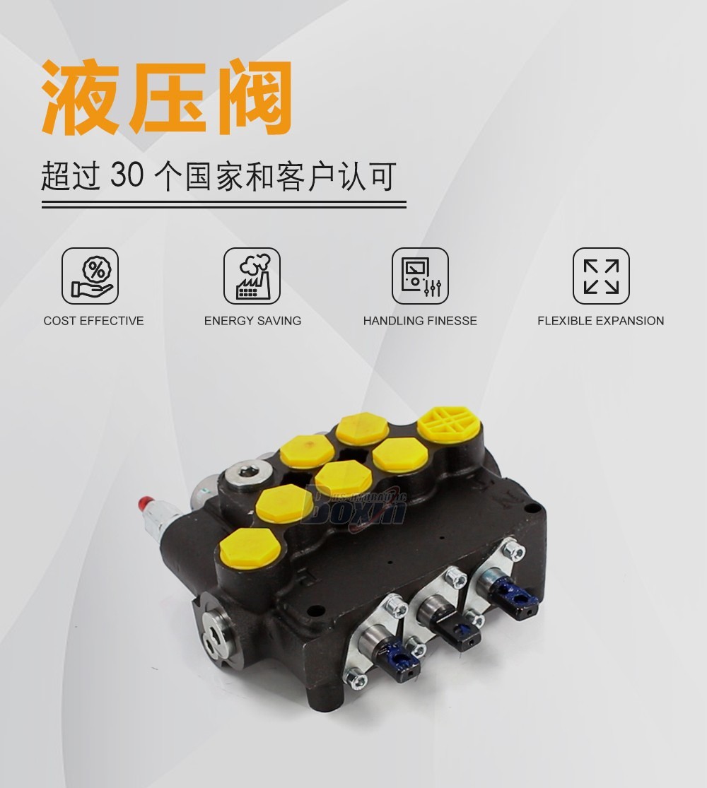 P80A-G-BT-2OT 软轴 3 联 单块式方向阀