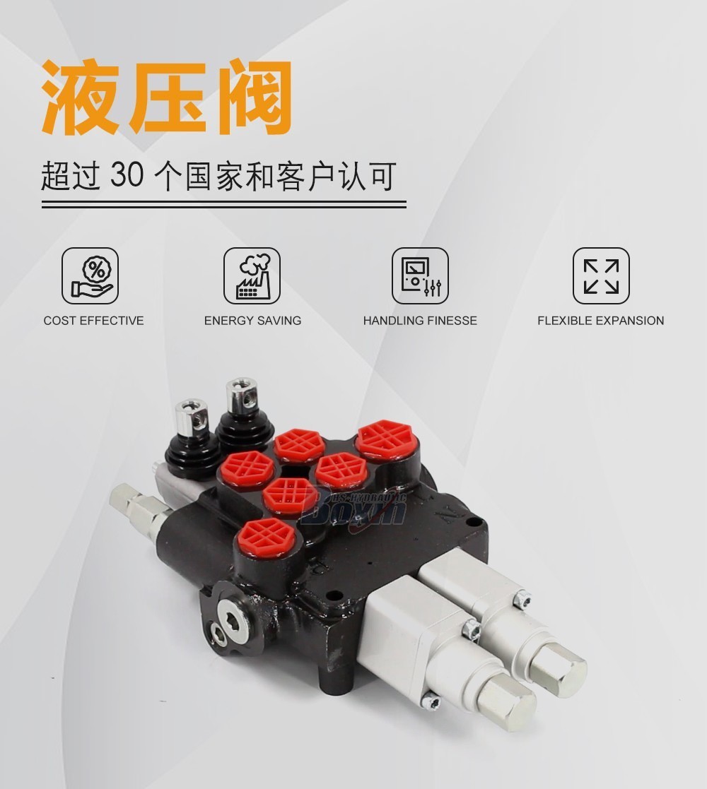 P80AFT-2QTW1 手控 2 联 单块式方向阀