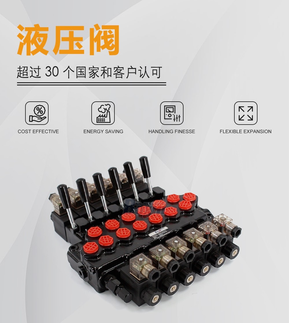 SD5-PG2 电磁 6 联 单块式方向阀