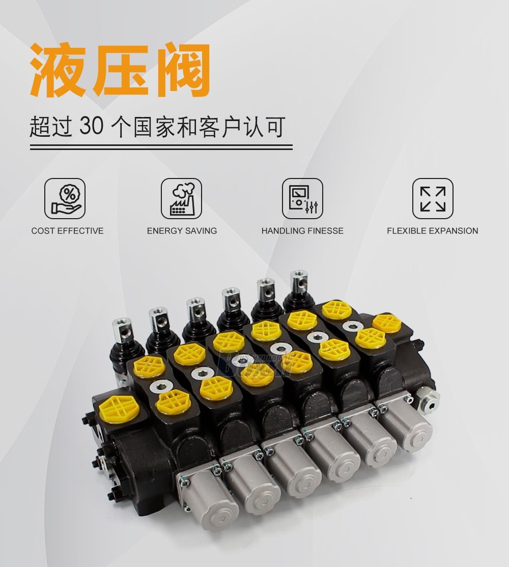 SD8 手控 6 联 分块式方向阀