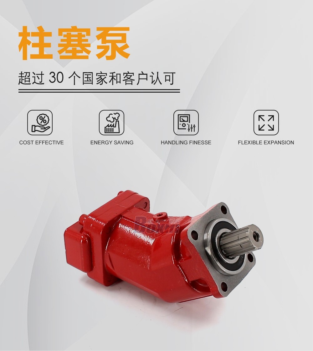 XPi-63L 63 毫升/转 38 兆帕 (5511 磅/平方英寸) 液压柱塞泵